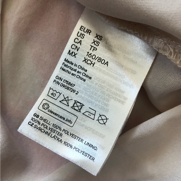 H&M Chiffon Floral Print Mini Dress Set Size XS - Picture 11 of 14